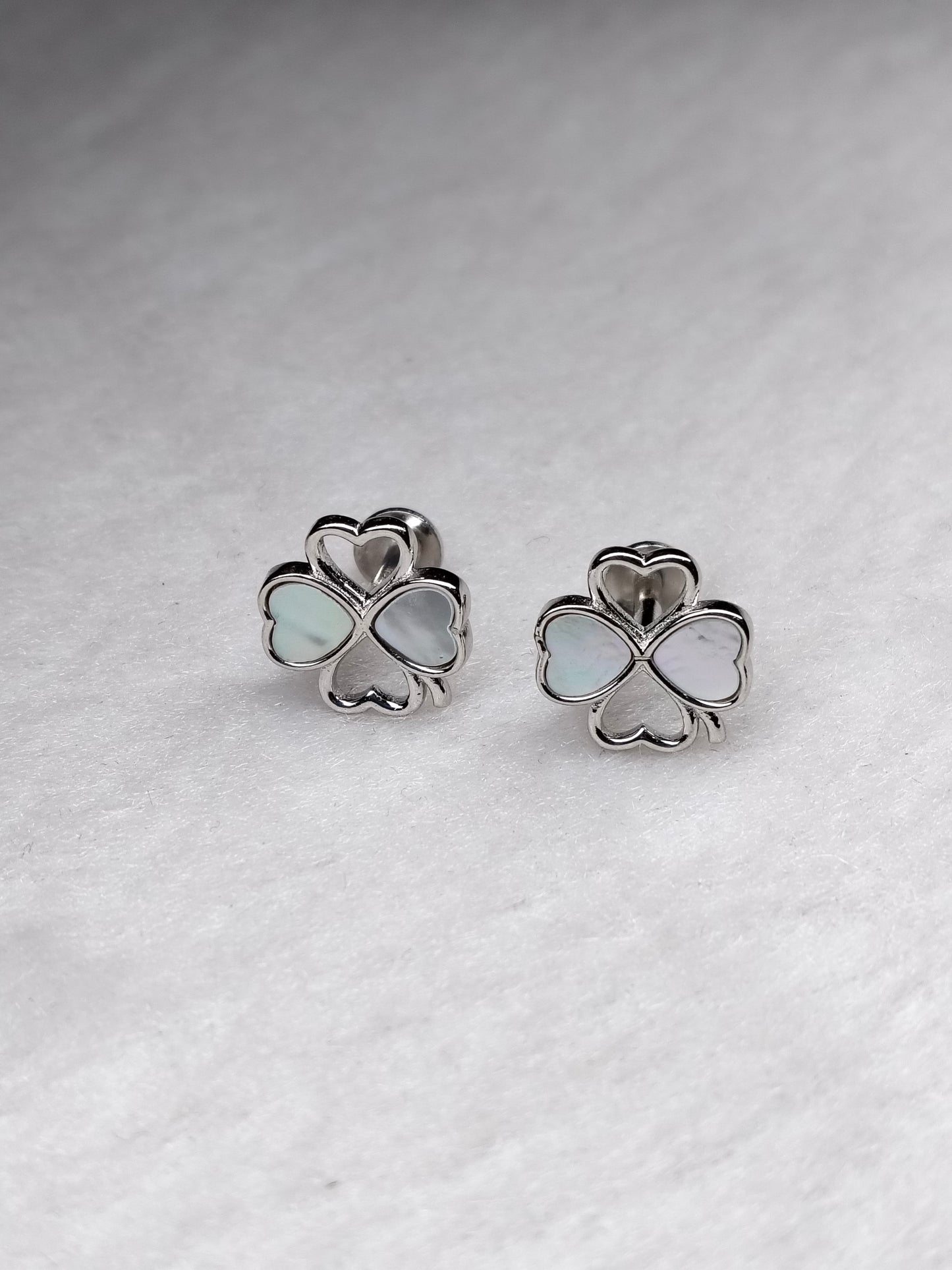 Elegant Floral 92.5 Silver Stud