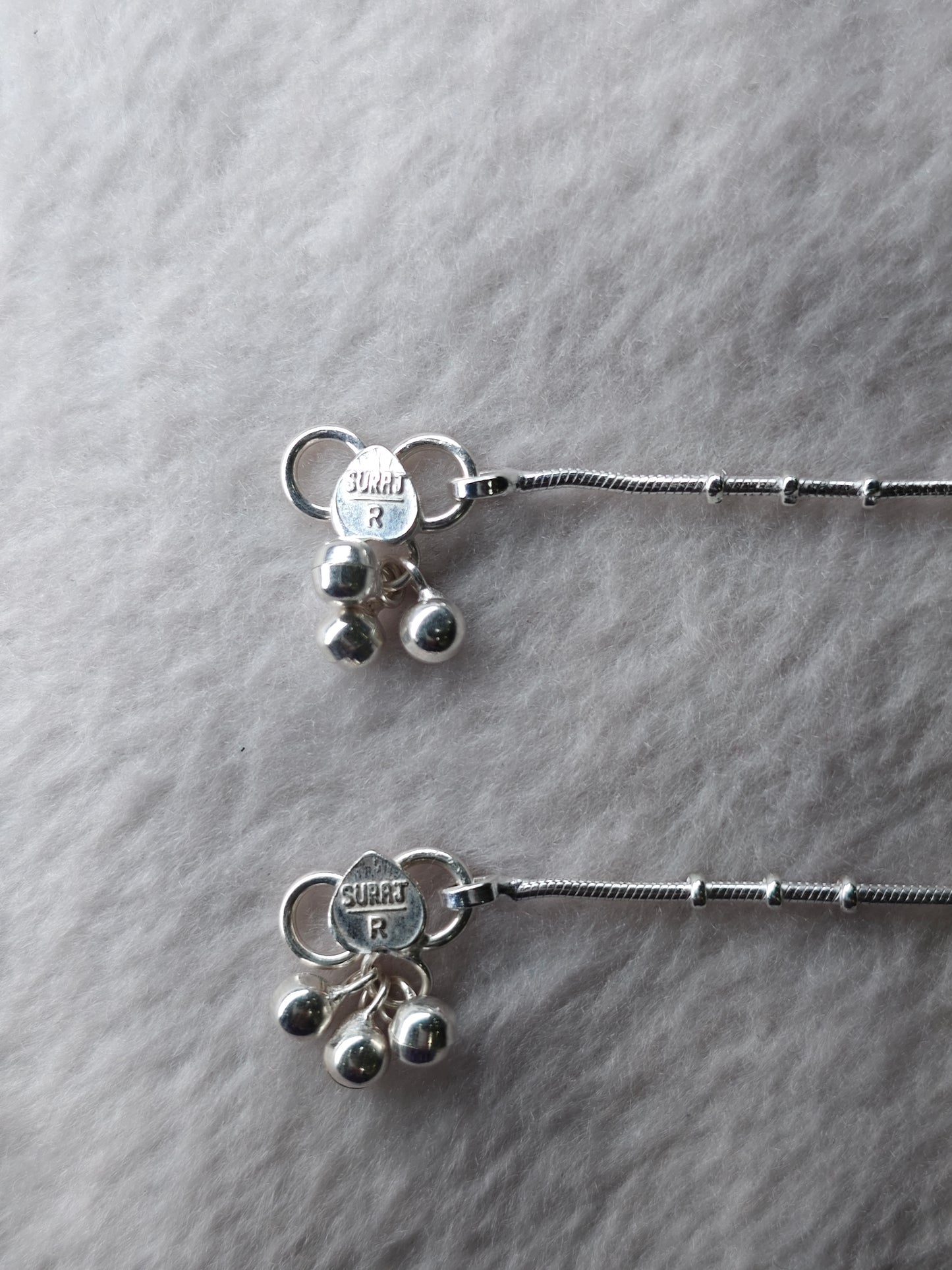 SILVER ANKLET-10 INCHES