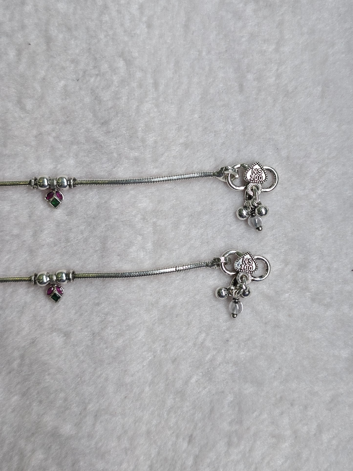 SILVER ANTIQUE ANKLET