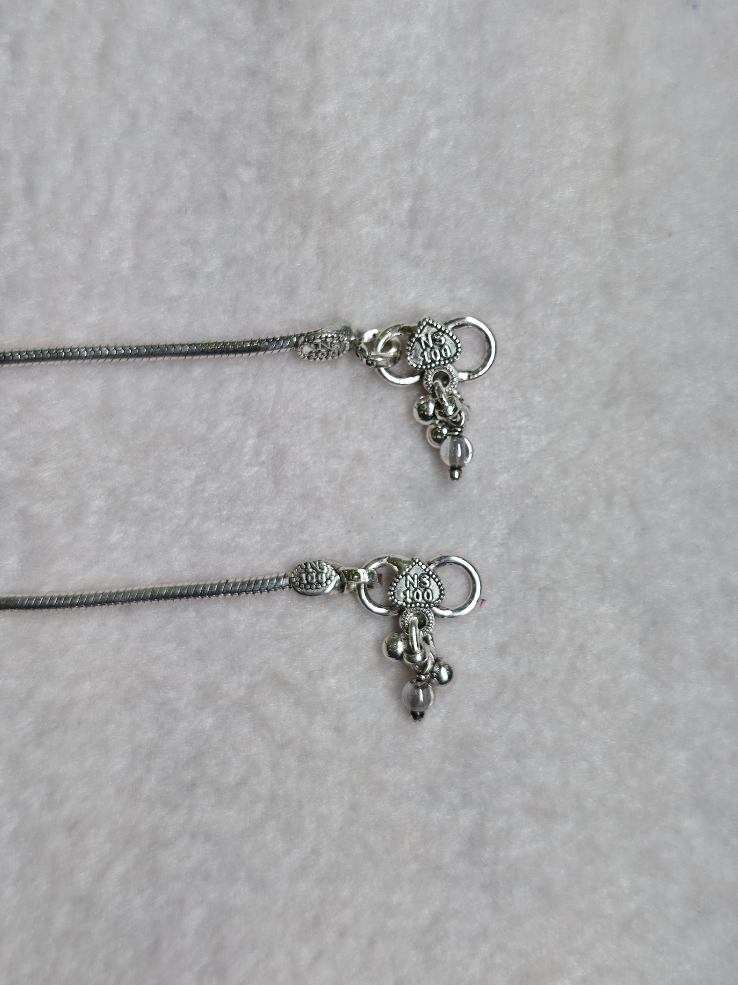 SILVER ANTIQUE ANKLET
