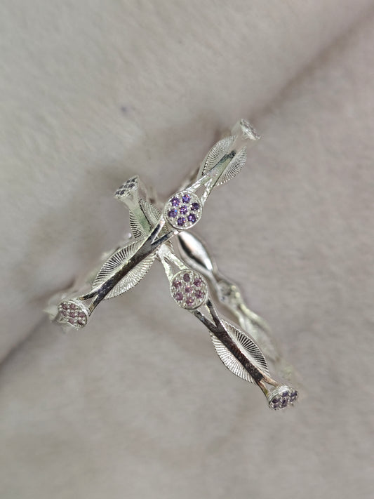 LADIES SILVER BANGLE-3