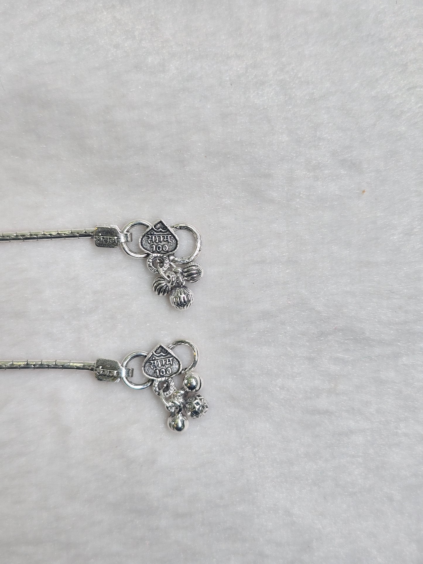 SILVER ANTIQUE ANKLET