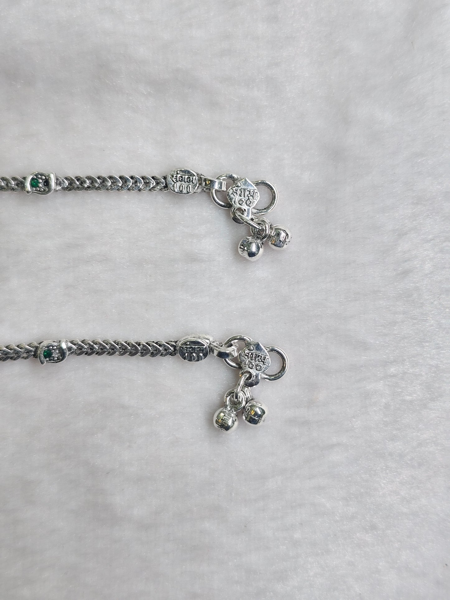 SILVER ANTIQUE ANKLET