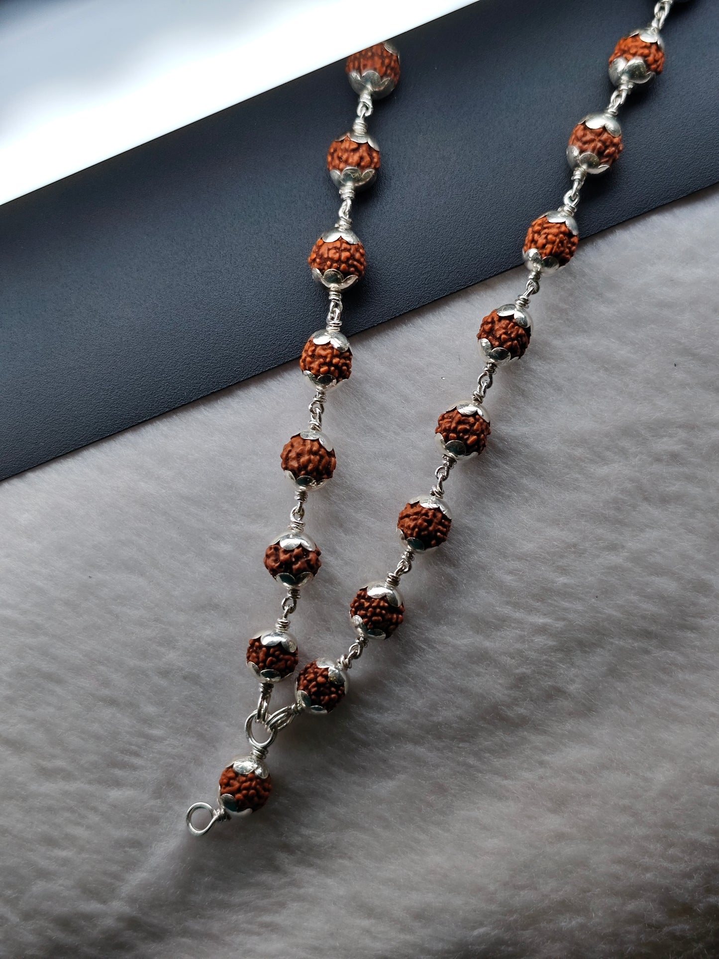 SILVER RUDRAKSHA MALAI