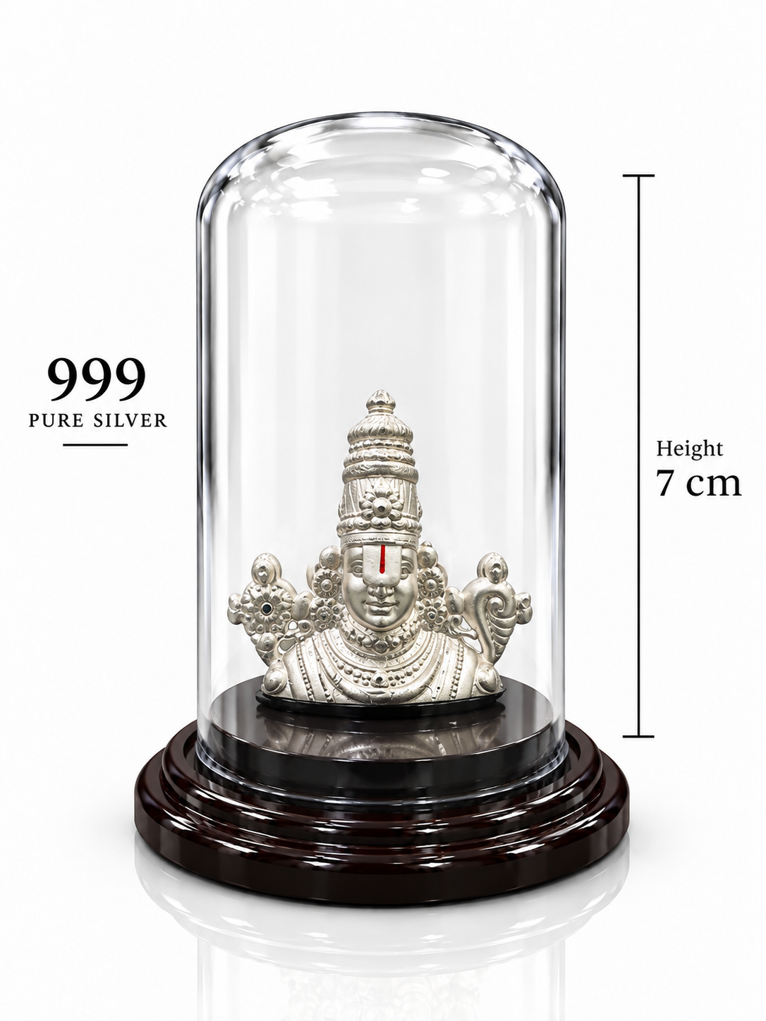 999 Pure Silver Venkateswara Perumal Idol | ZORKI