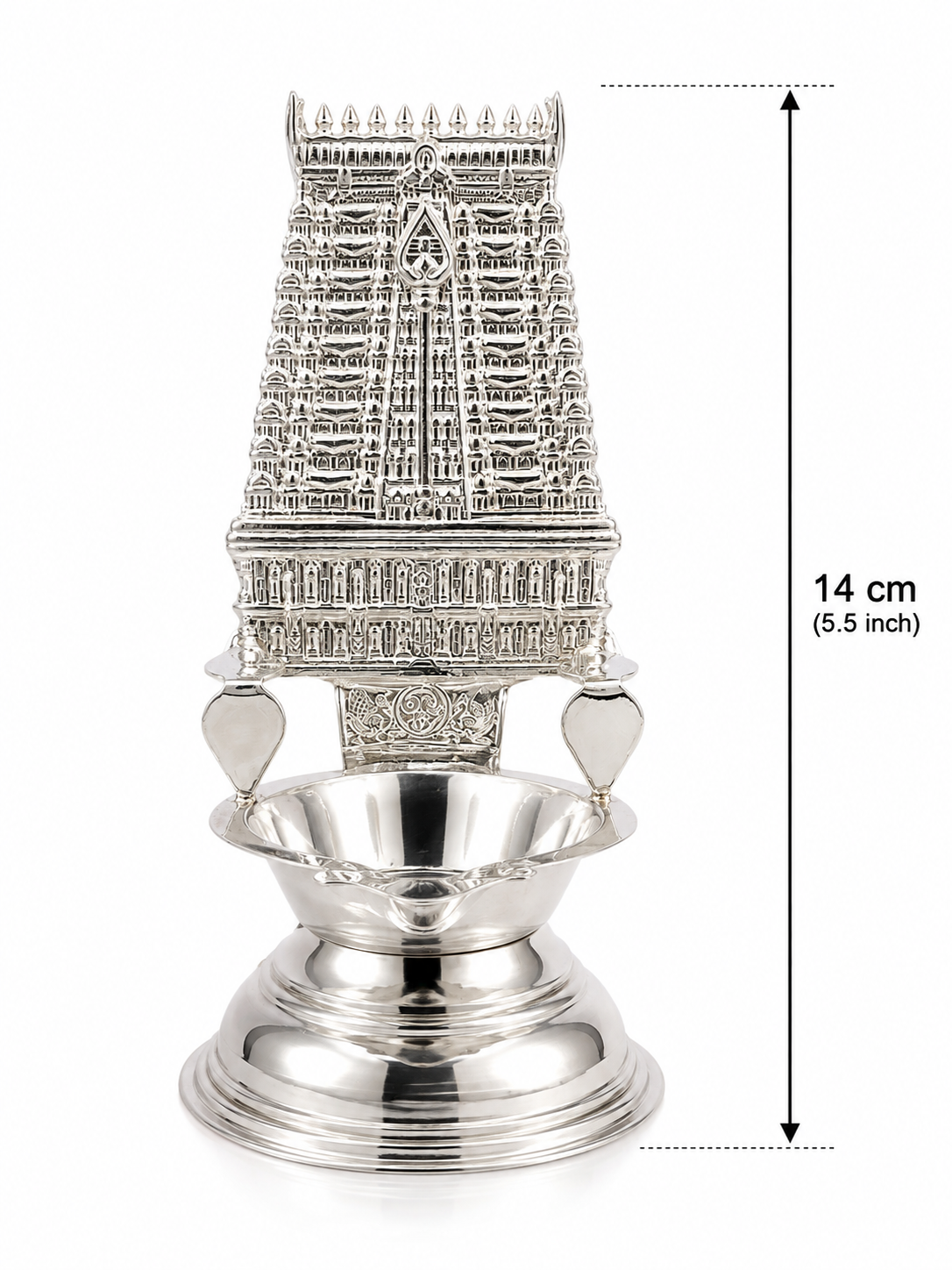 Thiruchendur Murugan Kamatchi Vilakku | Silver Pooja Lamp