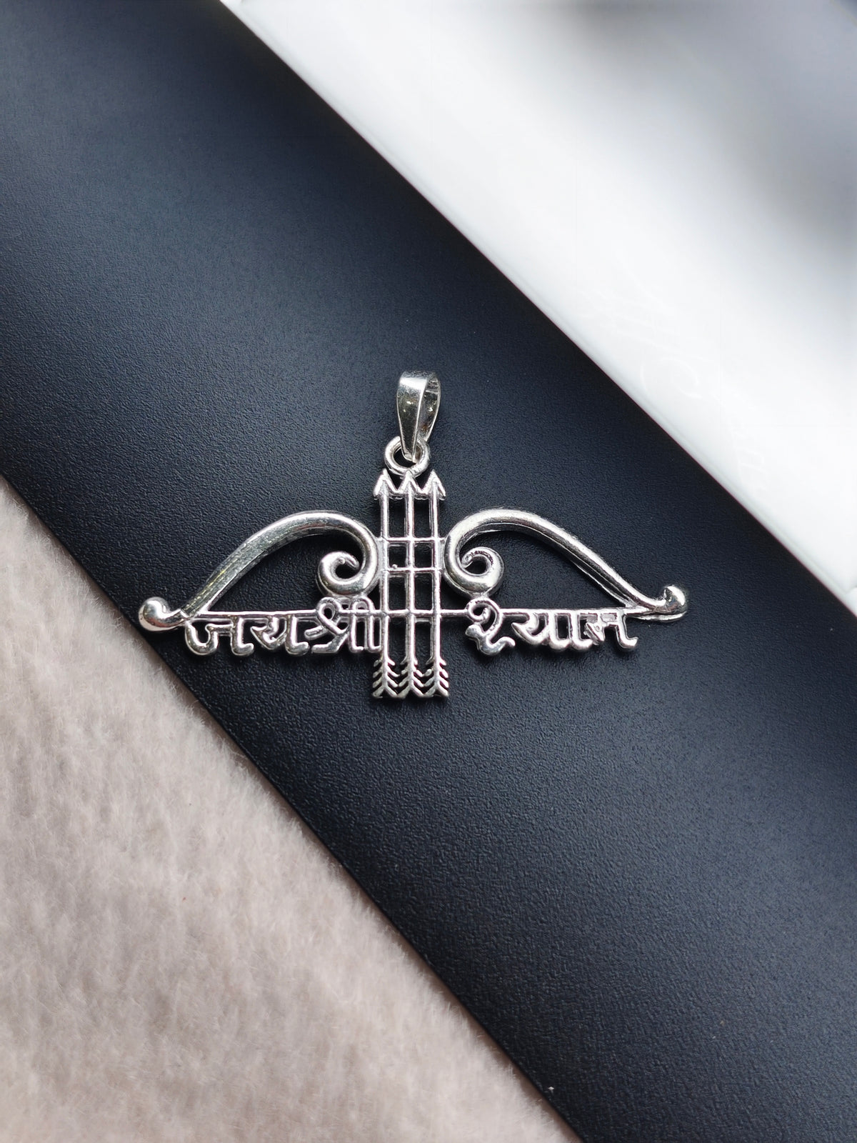 92.5 Silver Khatu Shyam Ji Pendant | ZORKI