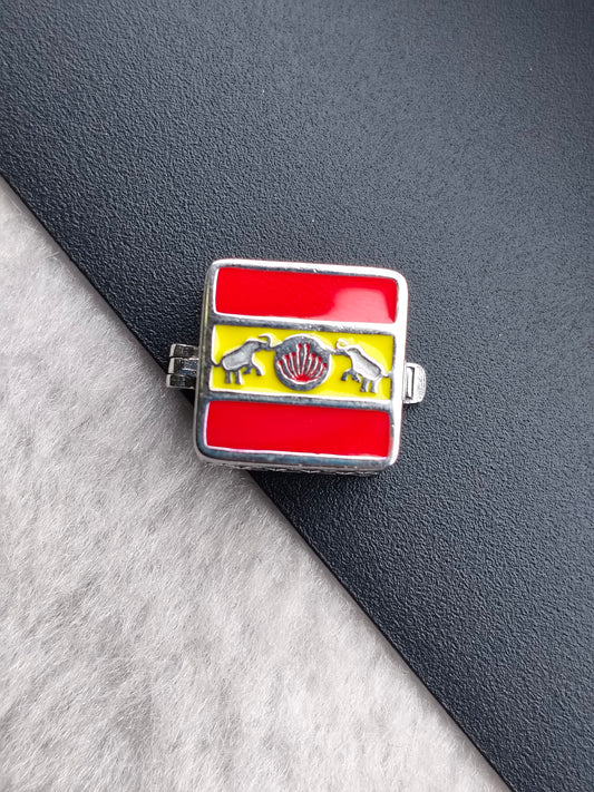 SILVER BUTTON HOLDER|TVK
