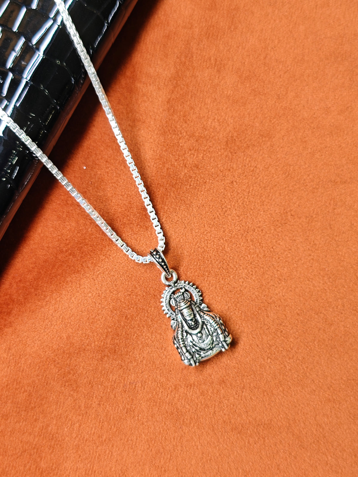 92.5 Silver Annamalaiyar Shivan Dollar | Oxidised Silver