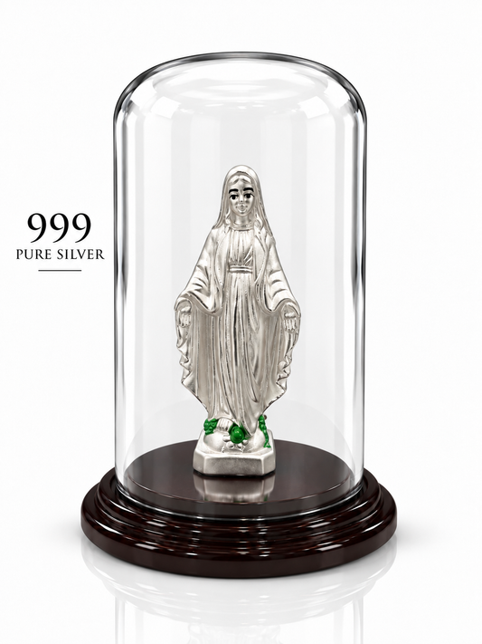 999 Pure Silver Mother Mary Idol | ZORKI