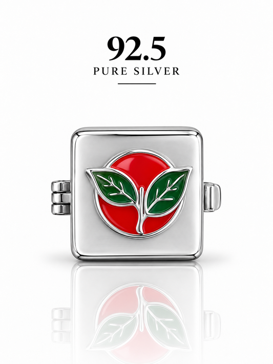 Aiadmk Silver Button Holder | ZORKI