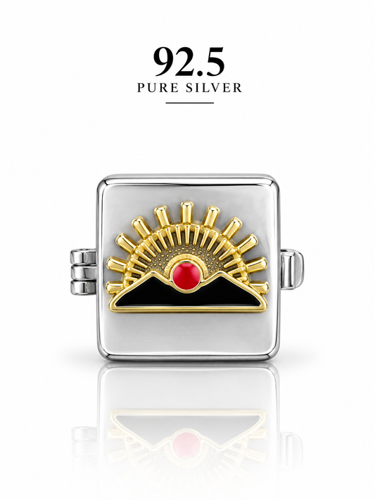 Dmk Silver Button Holder| ZORKI