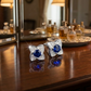 Royal Azure Clover Studs in Sterling Silver