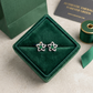 Evergreen' Crystal Star-Flower Studs