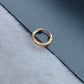 18KT GOLD BALI SINGLE EARRING