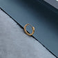 18KT GOLD BALI SINGLE EARRING
