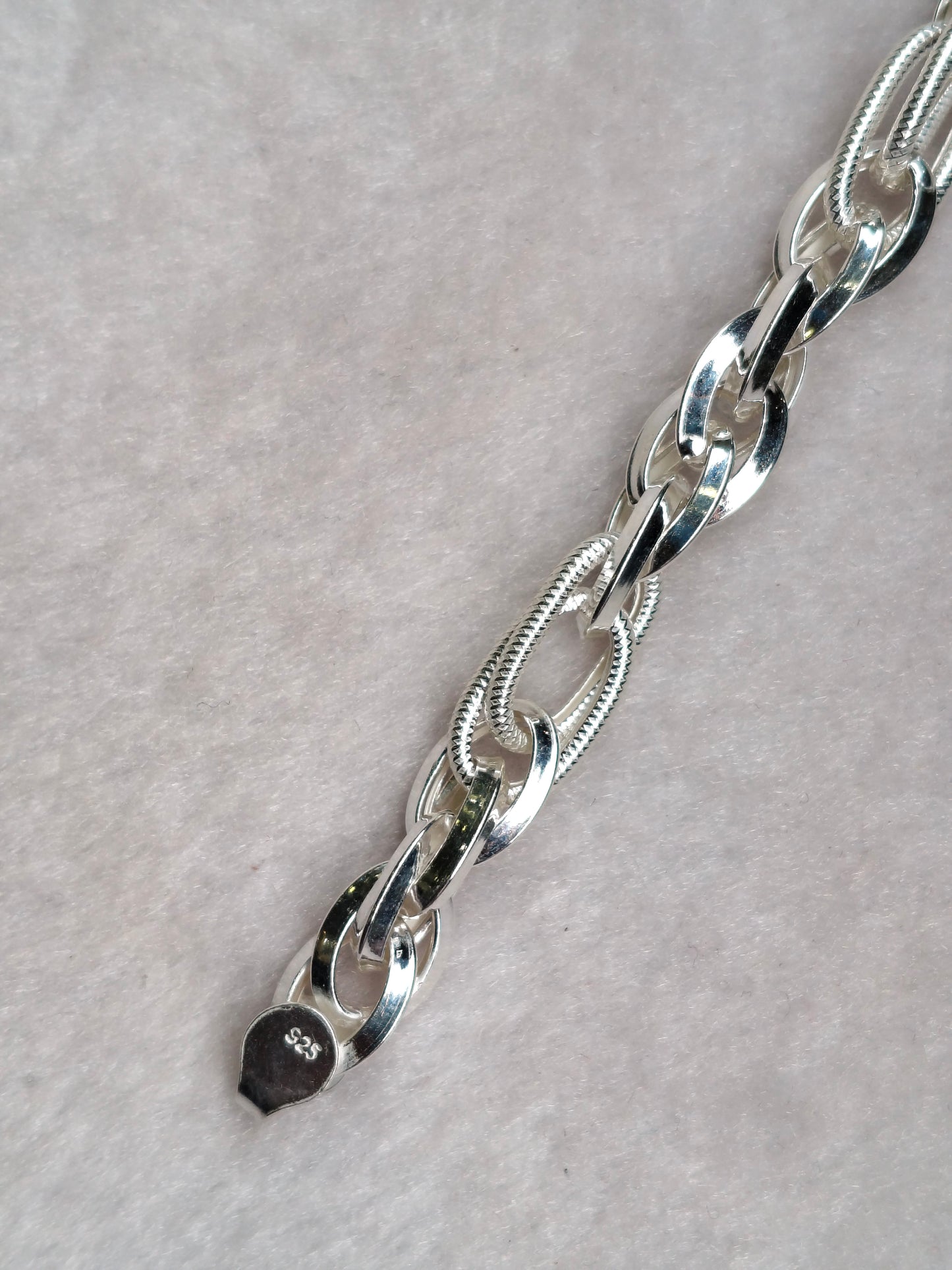 92.5 SILVER MEN'S BRACELET