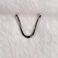 92.5 SILVER ADJUSTABLE VANKI RING (V RING) FOR WOMEN