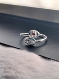 92.5 SILVER ADJUSTABLE MURUGAN RING