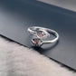 92.5 SILVER ADJUSTABLE MURUGAN RING