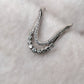 92.5 SILVER ADJUSTABLE VANKI RING (V RING) FOR WOMEN