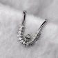 92.5 SILVER ADJUSTABLE VANKI RING (V RING) FOR WOMEN