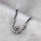 92.5 SILVER ADJUSTABLE VANKI RING (V RING) FOR WOMEN