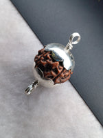 5 MUKHI RUDRAKSHA PENDANT – 92.5 SILVER