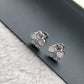 Elegant Floral 92.5 Silver Stud