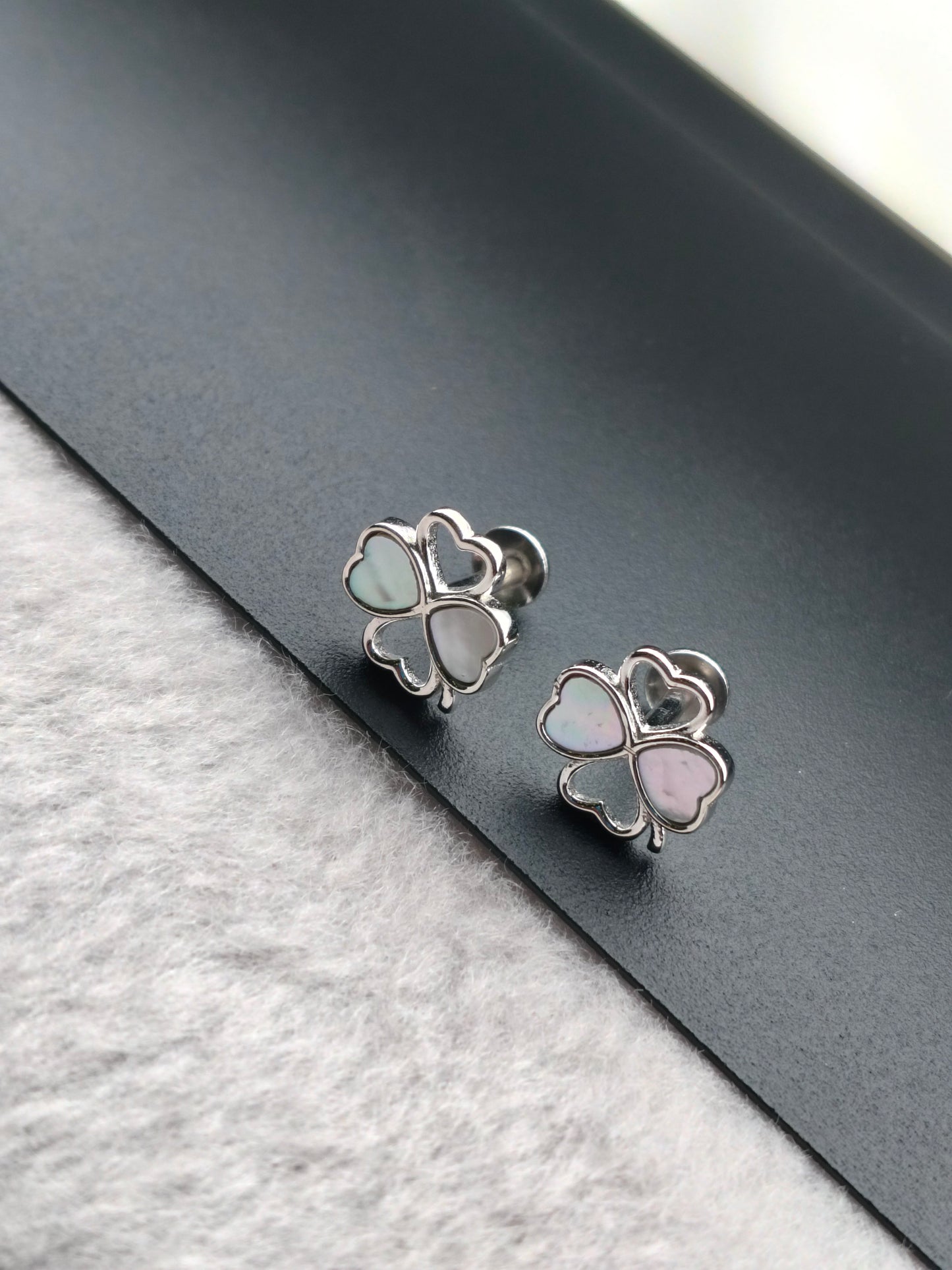Elegant Floral 92.5 Silver Stud