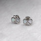 Elegant Floral 92.5 Silver Stud
