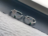 Sparkling Silver Toe Ring