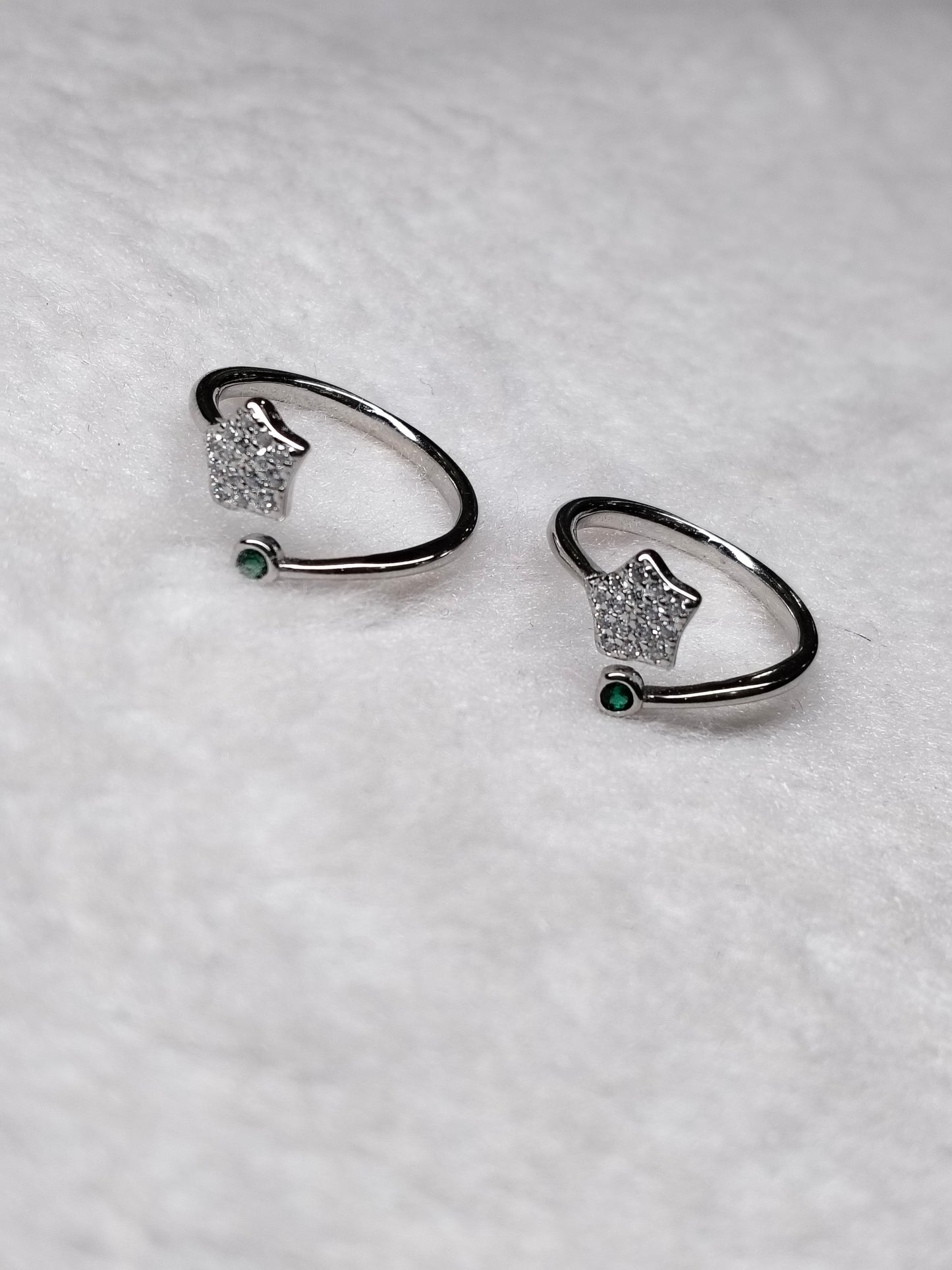 Sparkling Silver Toe Ring