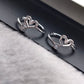 Elegant Heart Silver Toe Ring