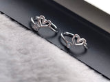 Elegant Heart Silver Toe Ring