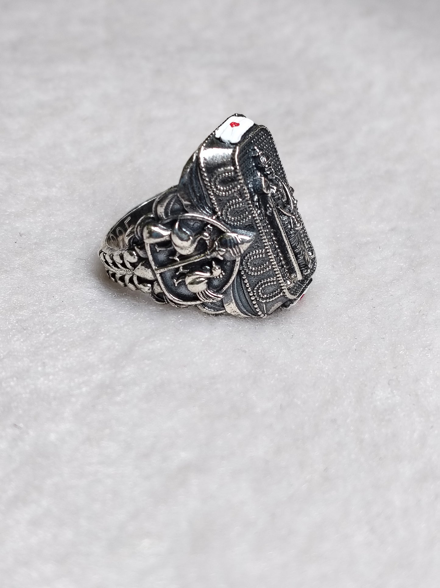 Raja Alangaram Murugan Ring – 92.5 Sterling Silver
