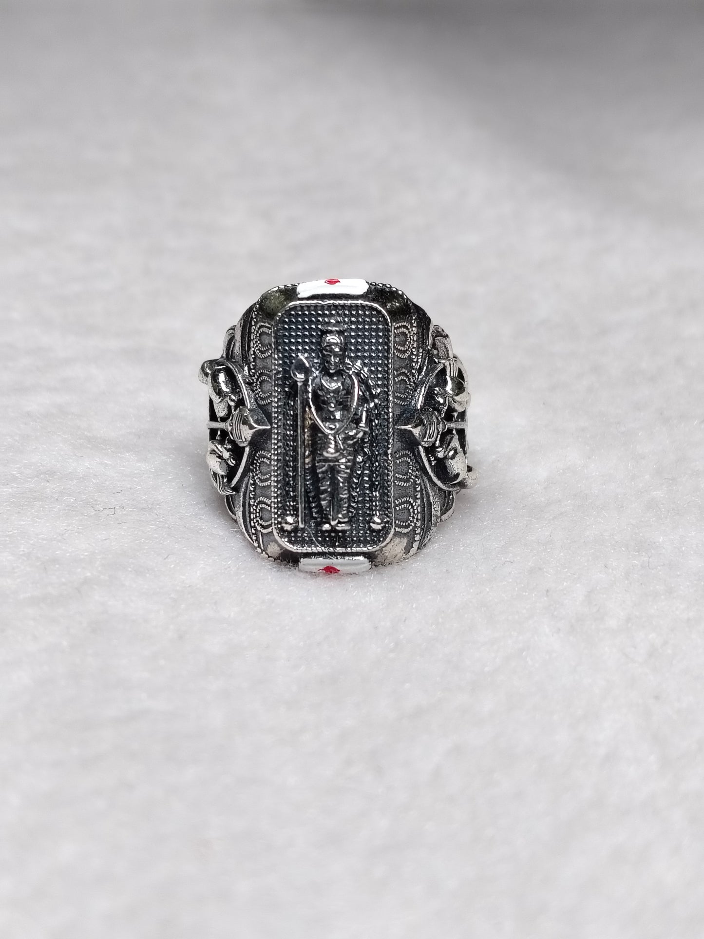Raja Alangaram Murugan Ring – 92.5 Sterling Silver