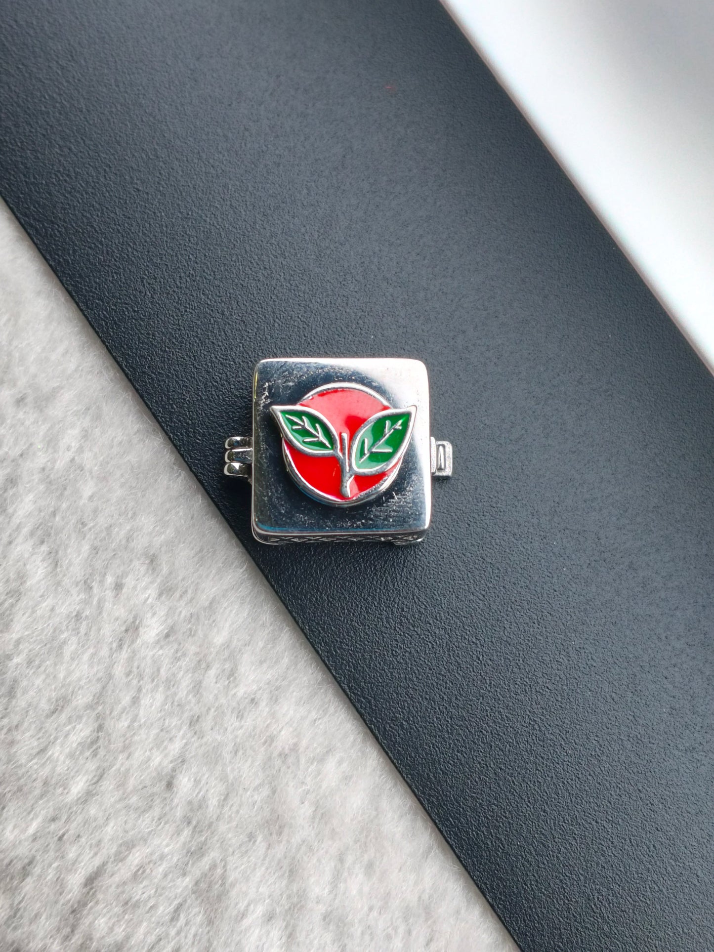 SILVER BUTTON HOLDER|AIADMK