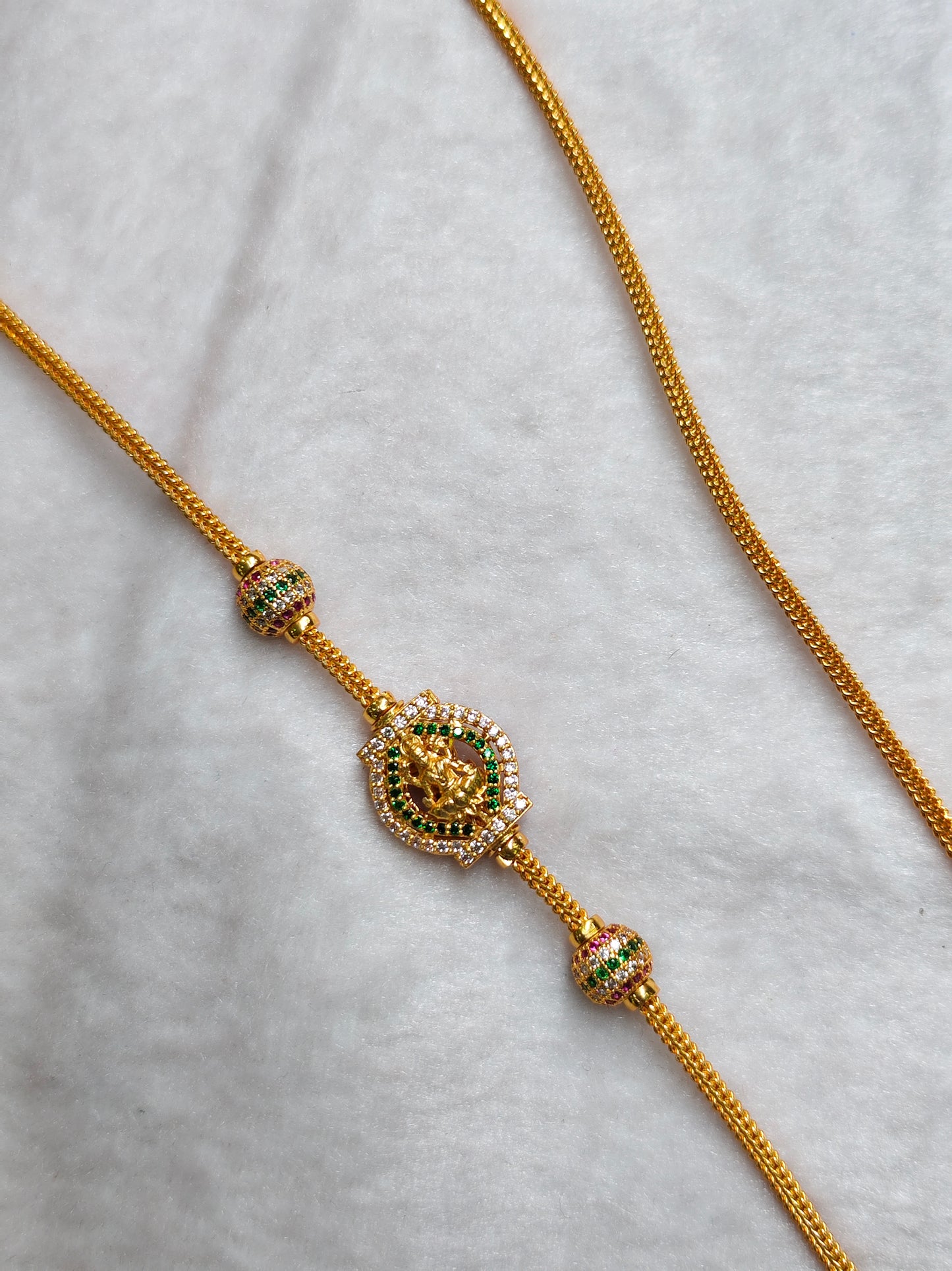 GOLD POLISHED THALI SARAD-6