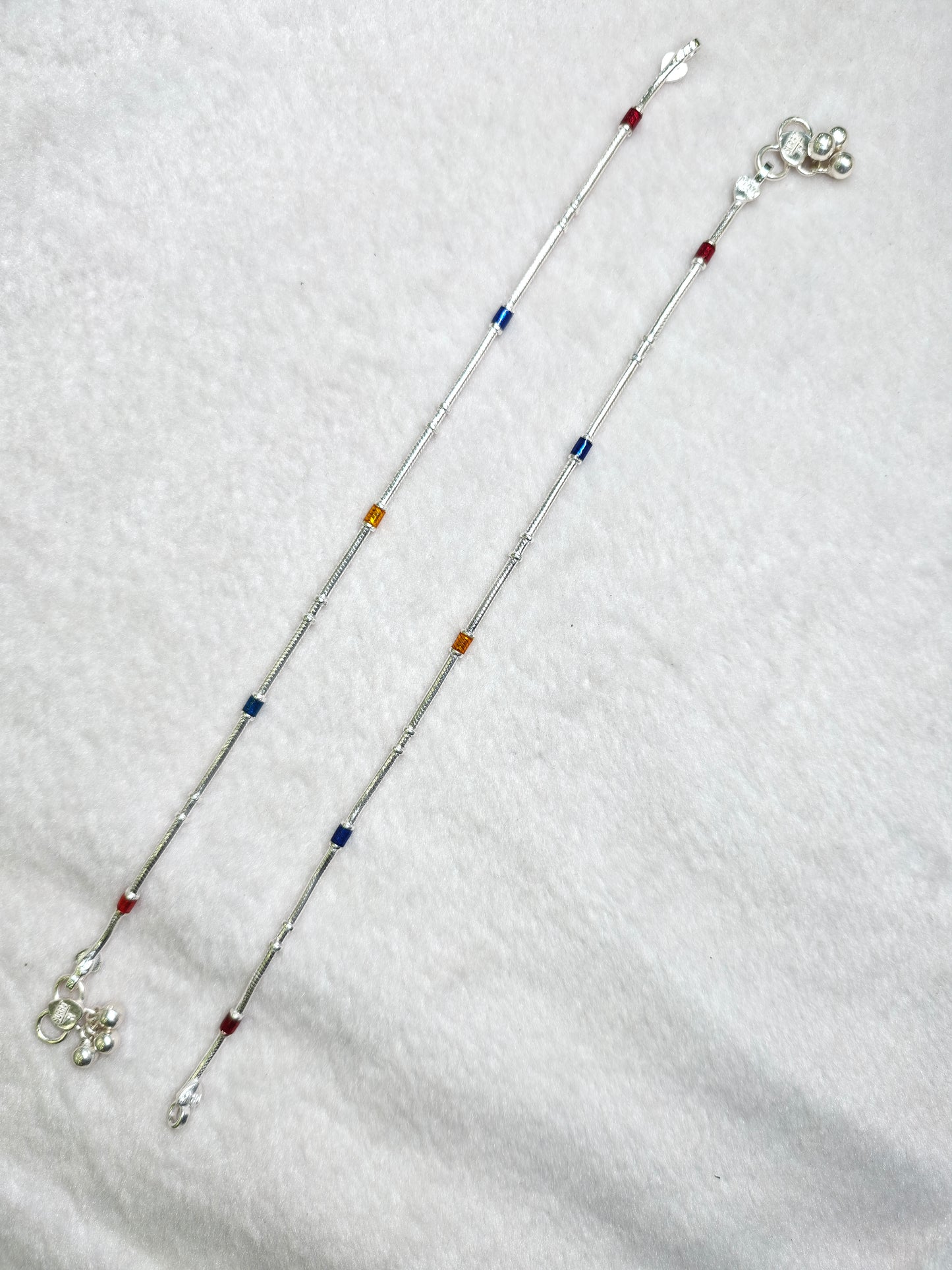 SILVER ANKLET-10 INCHES