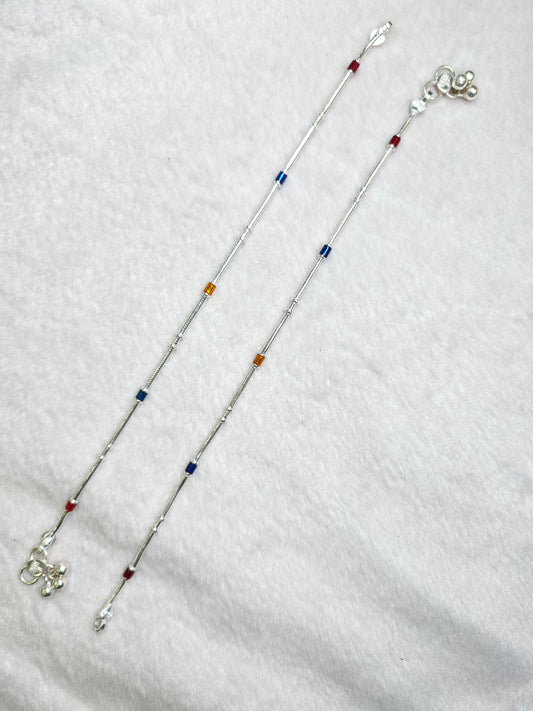 SILVER ANKLET-10 INCHES