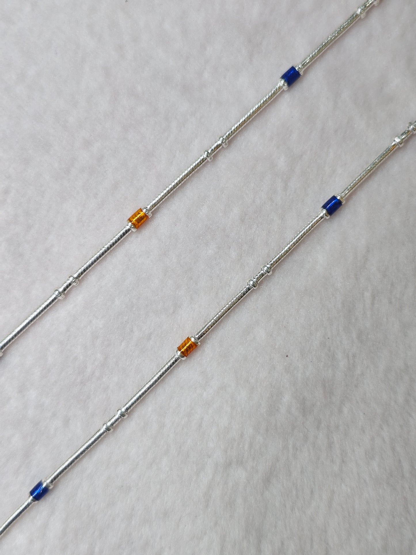 SILVER ANKLET-10 INCHES
