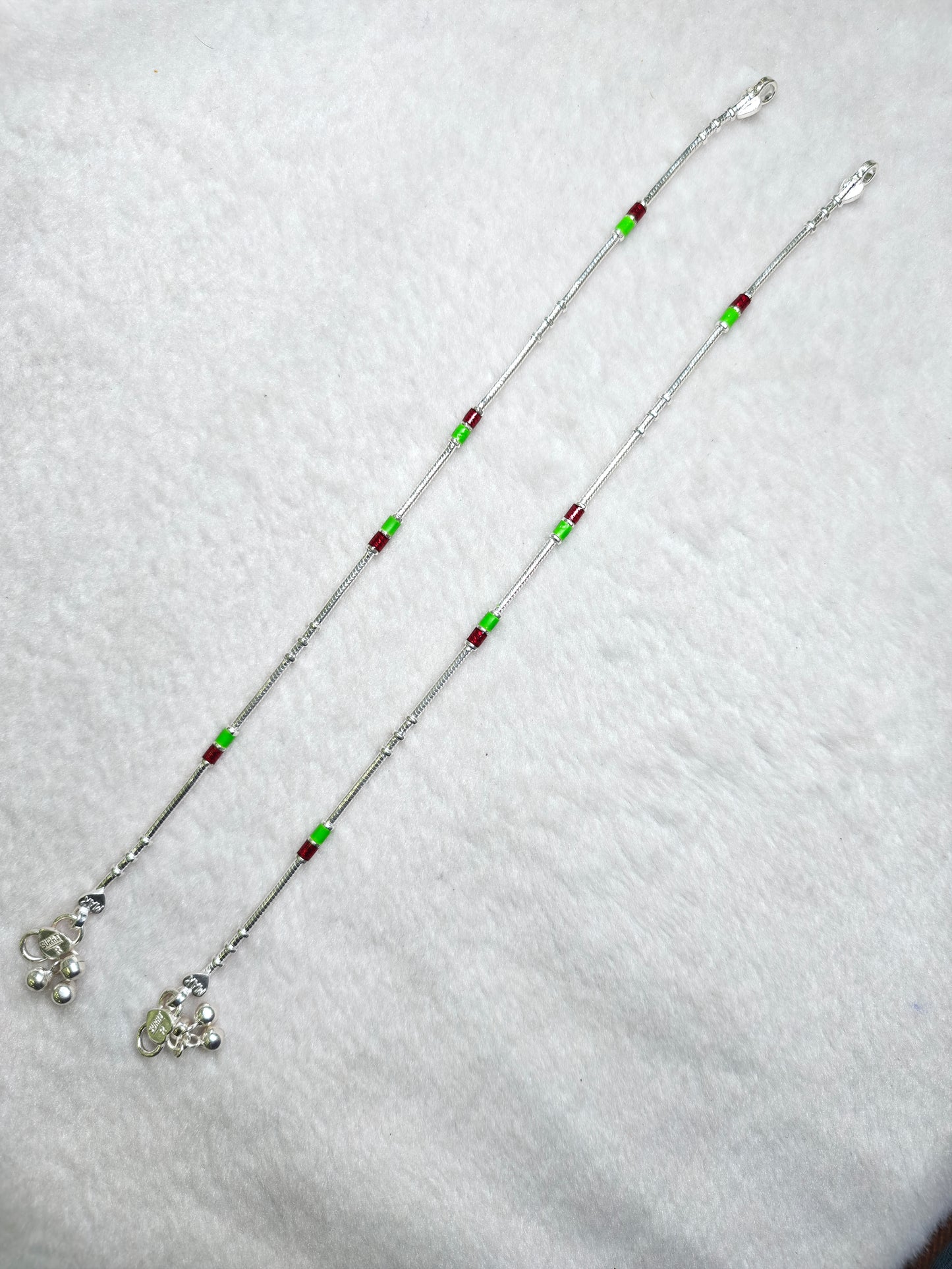 SILVER ANKLET-10 INCHES