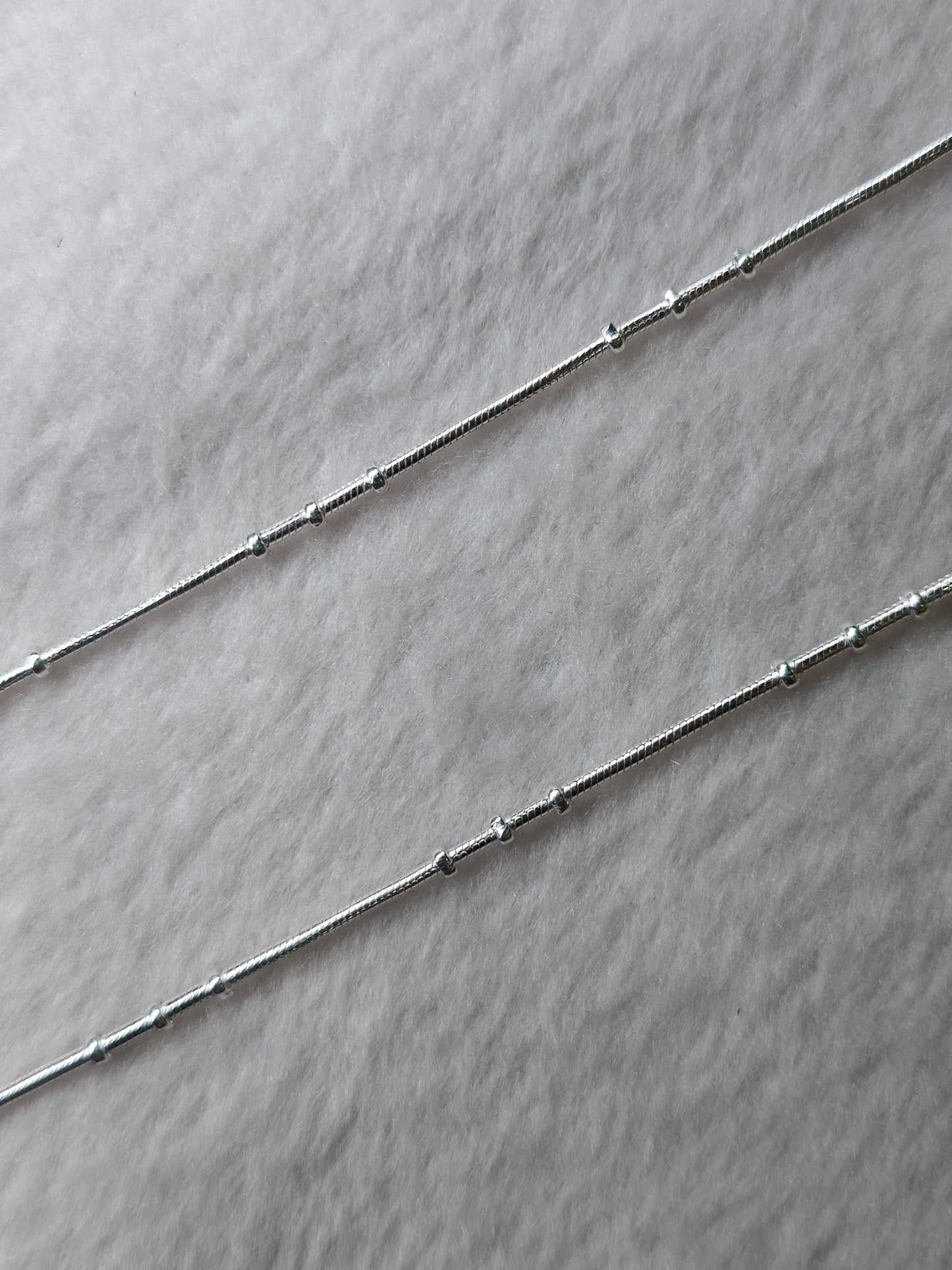 SILVER ANKLET-10 INCHES