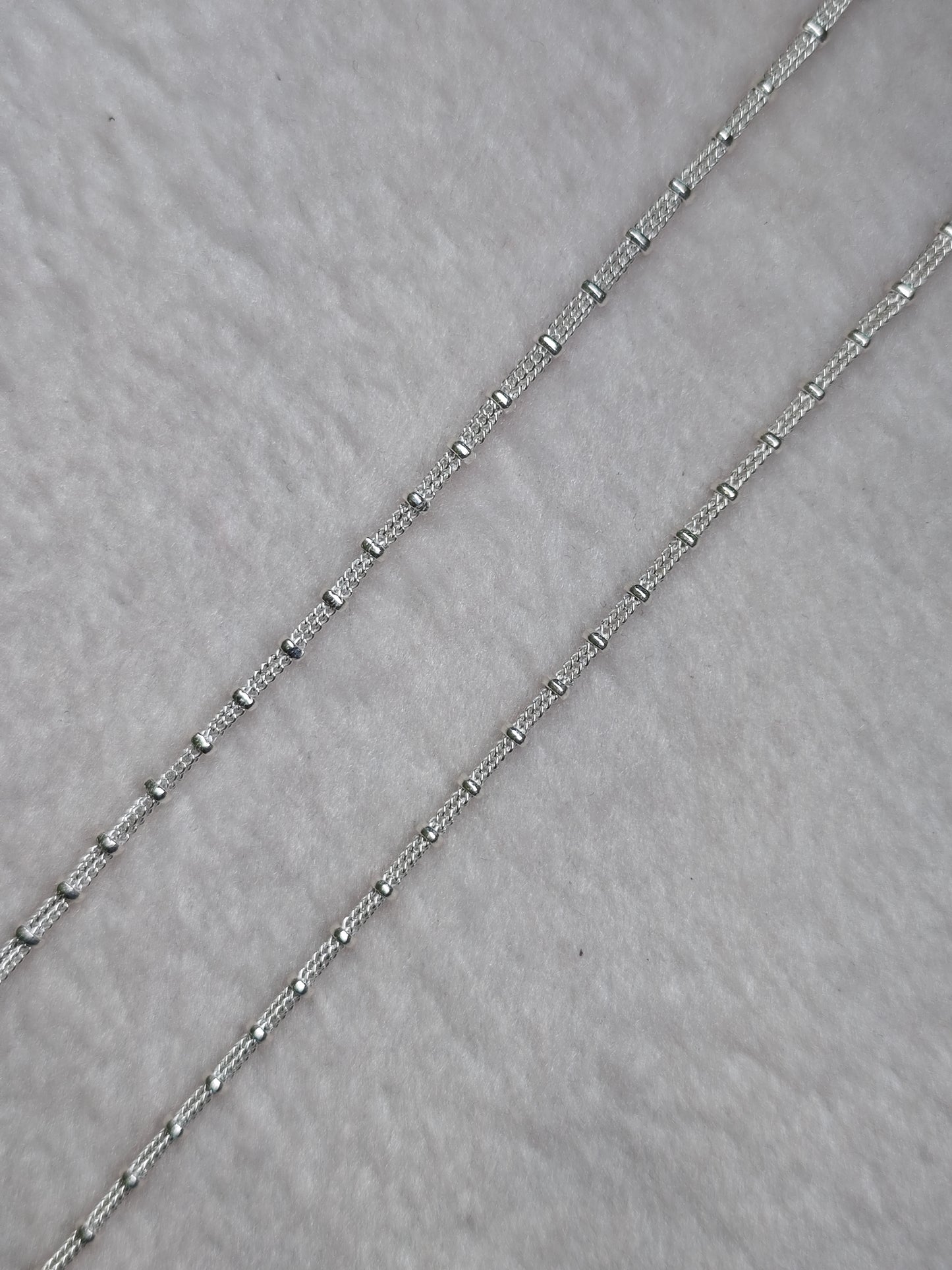 SILVER ANKLET-10 INCHES