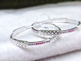 LADIES SILVER BANGLE-1