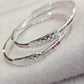 LADIES SILVER BANGLE-1