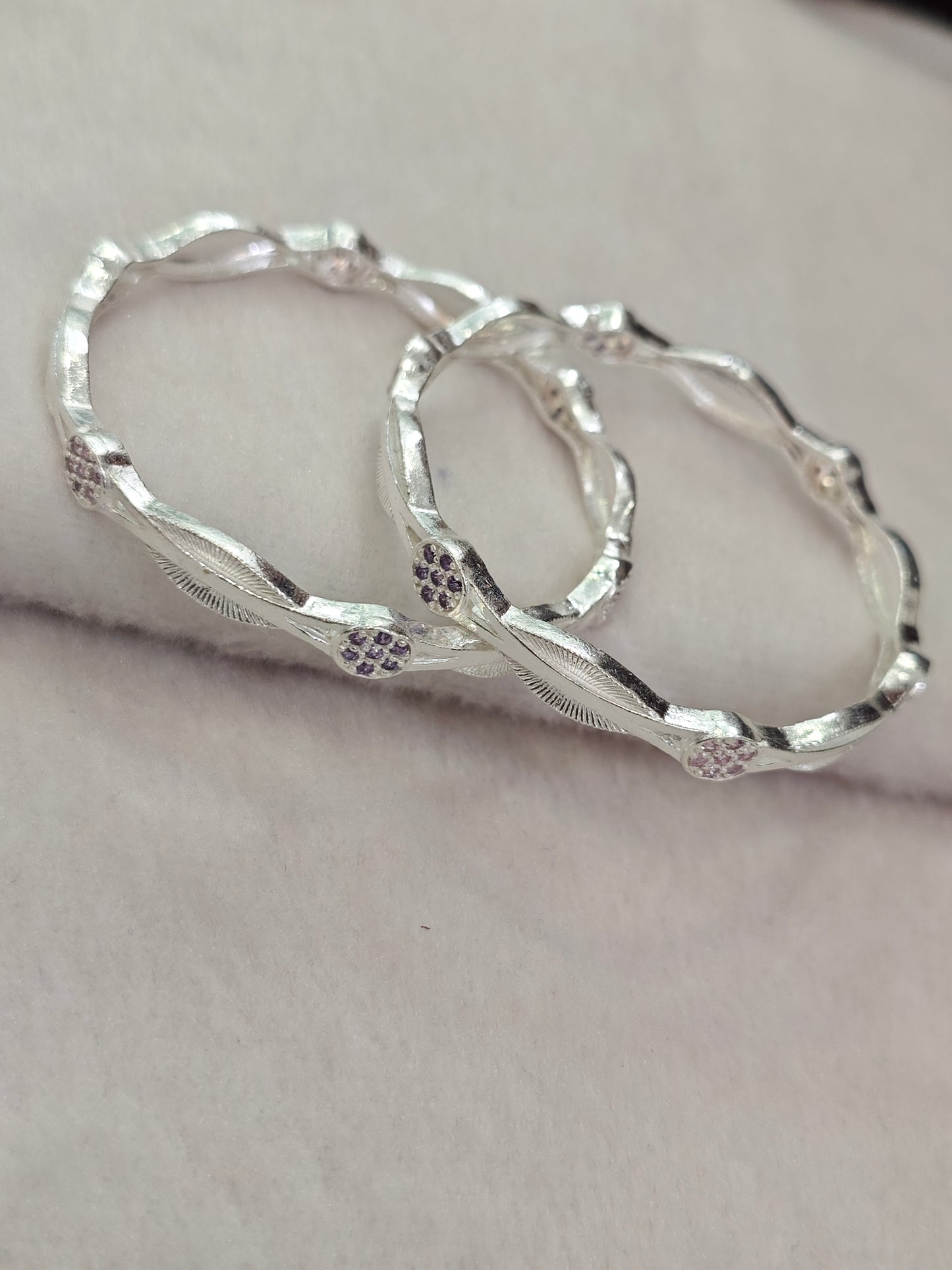 LADIES SILVER BANGLE-3