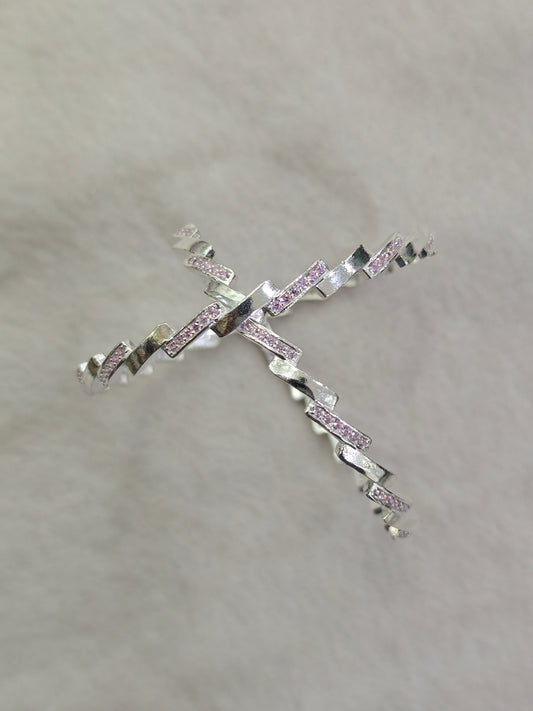 LADIES SILVER BANGLE-4