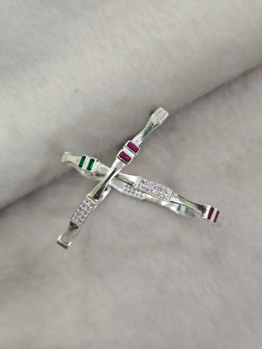 LADIES SILVER BANGLE-5